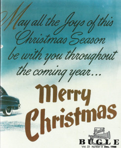 THE BUICK BUGLE 1988 DEC - '16 BUICK, SPECIALS, CHRISTMAS EDITION